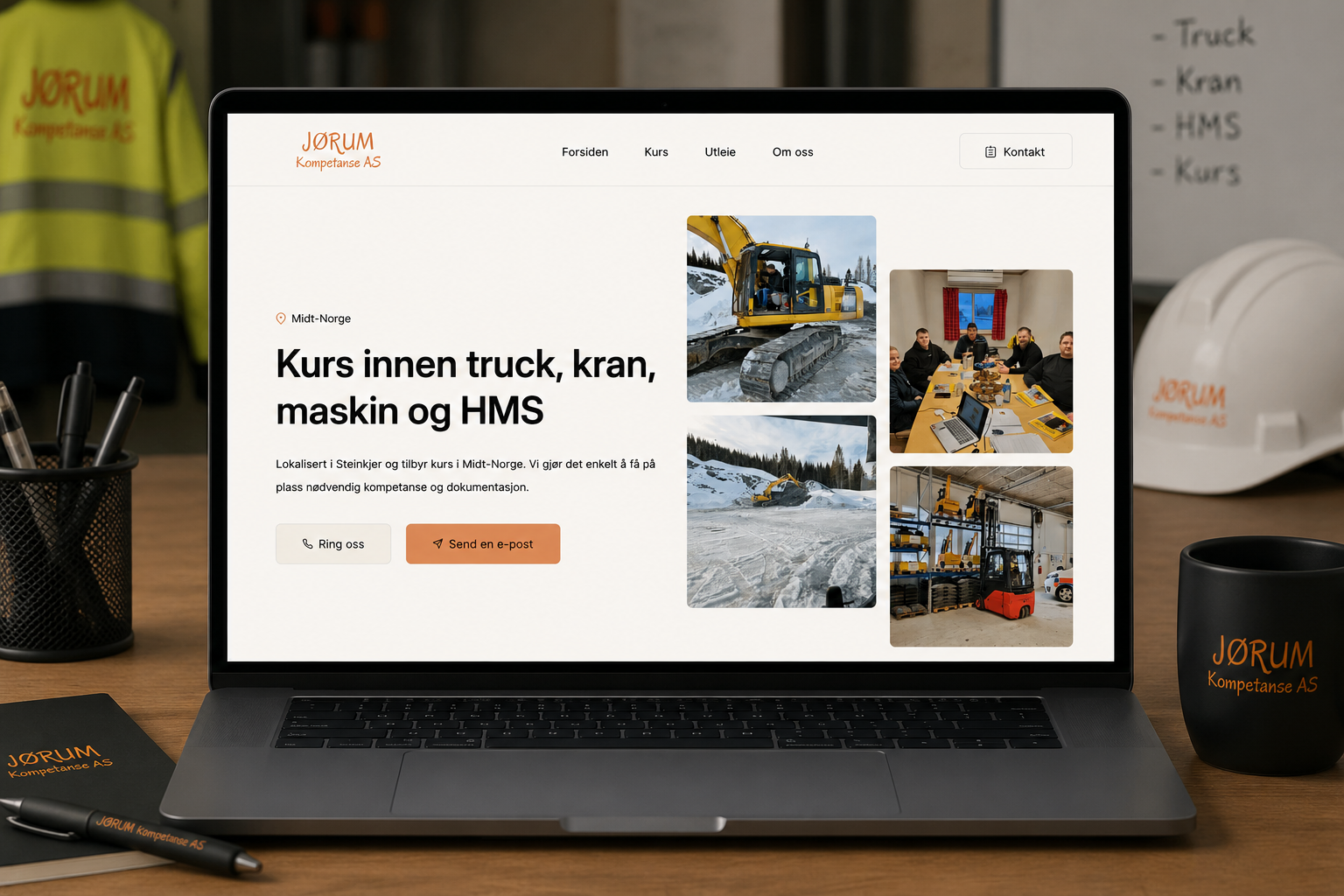 Nettside for Jørum Kompetanse