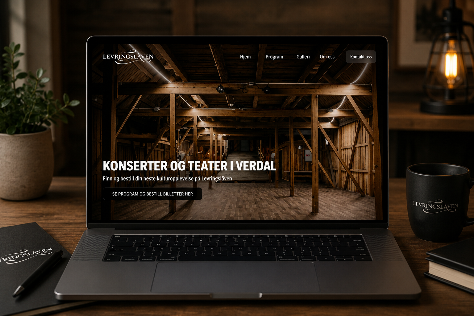 Nettside for Levringslåven