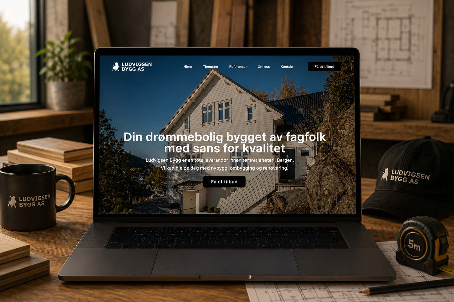Nettside for Ludvigsen Bygg